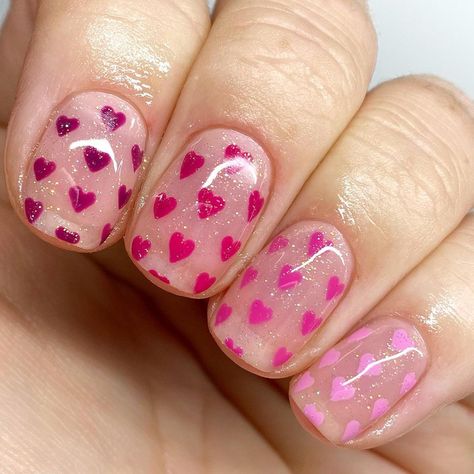 Matte Pink Nails, Sunflower Nails, Valentine Nail Art, Indigo Nails, Short Nails Art, Seasonal Nails, Instagram Baby, Short Nail Designs, Nail Art Ideas