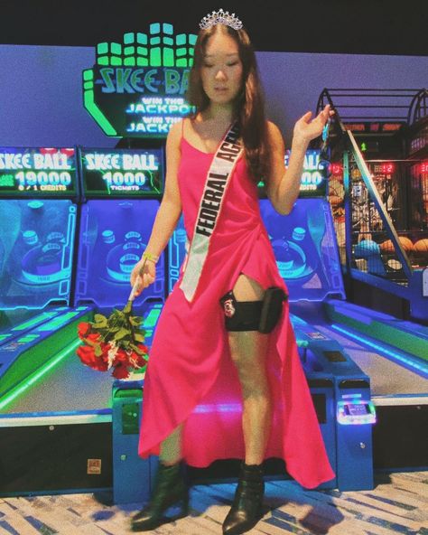 Miss congeniality costume. Gracie hart Gracie Lou Freebush Costume, Federal Agent Outfit, Mrs Congeniality Costume, Miss Congeniality Costume Halloween, Miss Congeniality Halloween Costume, Nerdy Halloween Costumes Women, Halloween Queen Costume, Romcom Costumes, Ms Congeniality Costume