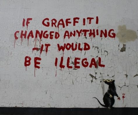 Quotes Graffiti, Banksy Mural, Fitzrovia London, Street Art London, Street Art Banksy, Banksy Graffiti, Banksy Art, Canvas Quotes, Street Art Graffiti