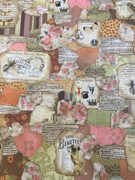 Another busy Collage Masterboard I created. I like to use these as a background for tags and pages. Master Board Collage, Junk Journal Master Board, Collage Masterboards, Masterboard Collage, Collage Masterboard, Master Board, Collage Board, Paper Scraps, Board Inspiration