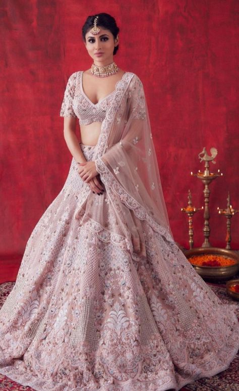 Moni Roy Lehenga, Moni Roy, Telugu Culture, Mouni Roy, Lehenga Blouse, Indian Bridal Outfits, Lehenga Designs, Indian Fashion Dresses, Bridal Outfits