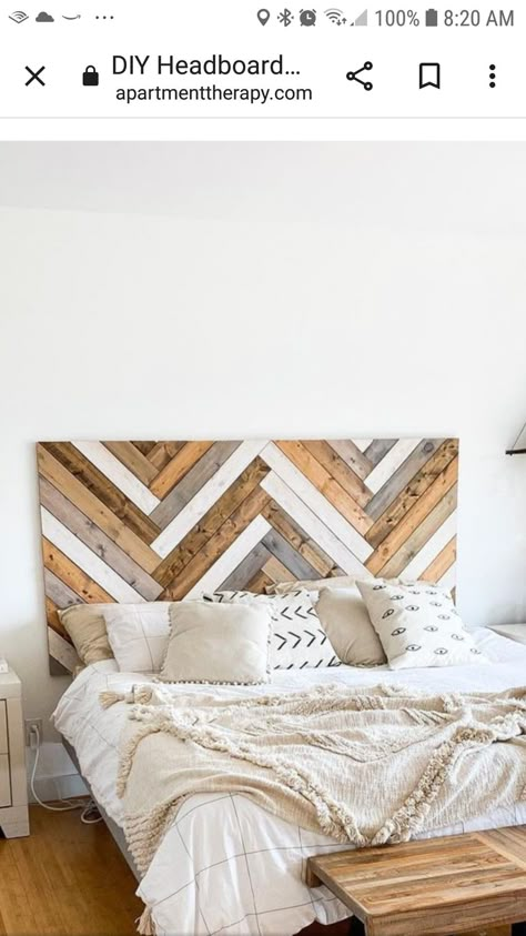 Aztec Headboard Diy, Queen Headboard Diy, Western Headboard, Boho Headboards, Backboards For Beds, New Home Diy, Farm Bed, Diy Wood Headboard, Boho Headboard