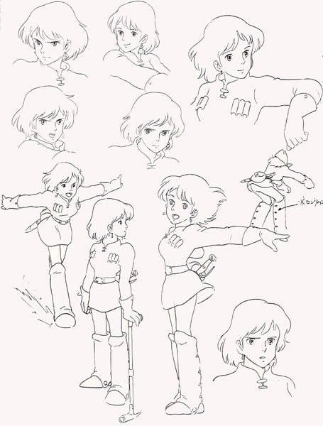 Designs, Model Sheets, and Background Art from "Nausicaä of the Valley of the Wind"                                                       ... Hayao Miyazaki Art, Valley Of The Wind, Miyazaki Art, Personajes Studio Ghibli, Studio Ghibli Characters, Character Model Sheet, Manga Drawing Tutorials, Ghibli Artwork, Studio Ghibli Movies