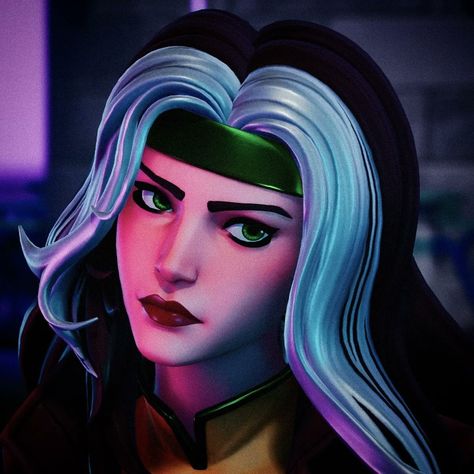 fortnite rogue - créditos: @lhooneey en ig. Rogue Xmen Icon, Rogue Pfp, Rouge Xmen, Rogue Xmen, Fortnite Pfp, Marvel Female Characters, Marvel Rogue, Marvel Games, Rogue Gambit