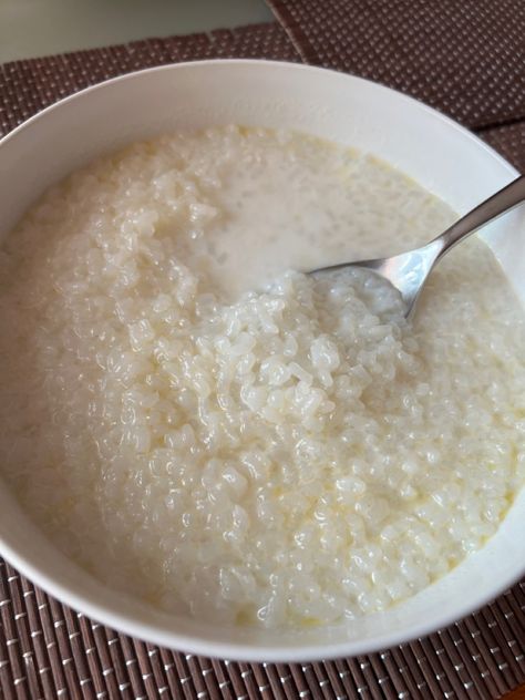 Rice Porridge Aesthetic, Konjac Rice Recipes, Ed Breakfast, Konjac Rice, Yummy Alcoholic Drinks, Food Inspo, Low Calorie Recipes, Food Obsession, Pretty Food