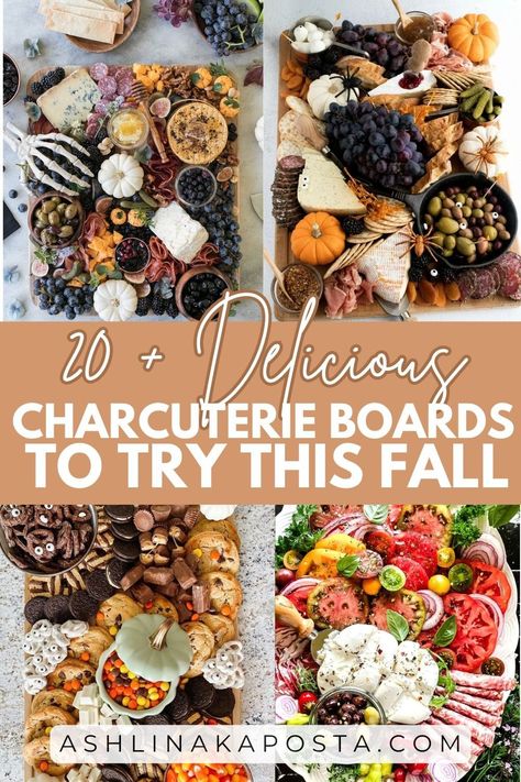 20+ Creative Fall Charcuterie Board Ideas You Should Copy — ASHLINA KAPOSTA Call Charcuterie Board, Frosting Board Charcuterie, Dairy Free Charcuterie Board, Fall Charcuterie Board Ideas, Charcuterie Board Display, Fall Charcuterie Board, Autumn Gathering, Dessert Boards, Fall Charcuterie