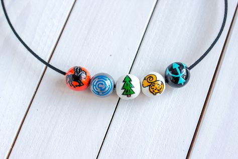 Percy Jackson Necklace, camp half blood, lightning theif Percy Jackson Necklace, Necklaces Beads, Camp Half Blood, Half Blood, Look Alike, Percy Jackson, Wooden Beads, Washer Necklace, Polymer Clay