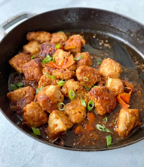 Quick Asian-Inspired Tangerine Chicken Recipe - Pamela Salzman Tangerine Chicken, Potato Gratin Recipe, Steamed Sweet Potato, I Can Control, Steamed Cauliflower, Chicken Entrees, Asian Foods, Asian Flavors, Asian Cooking