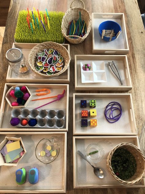 Sorting Montessori Activities, Montessori Morning Basket, Montessori Sensorial Activities 3-6, Peg Activities For Toddlers, March Montessori Activities, Fine Motor Bins, Practical Life Montessori, Montessori Jobs, Montessori Math Activities