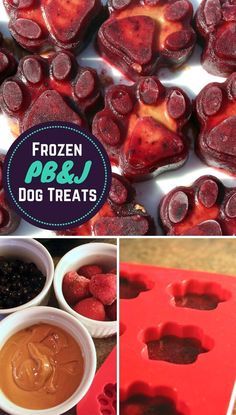 Homemade Dog Cookies, Easy Dog Treat Recipes, Dogs Accessories, Frozen Dog Treats, Best Treats For Dogs, Frozen Strawberry, Dog Biscuit Recipes, Easy Dog Treats, Healthy Dog Treats Homemade