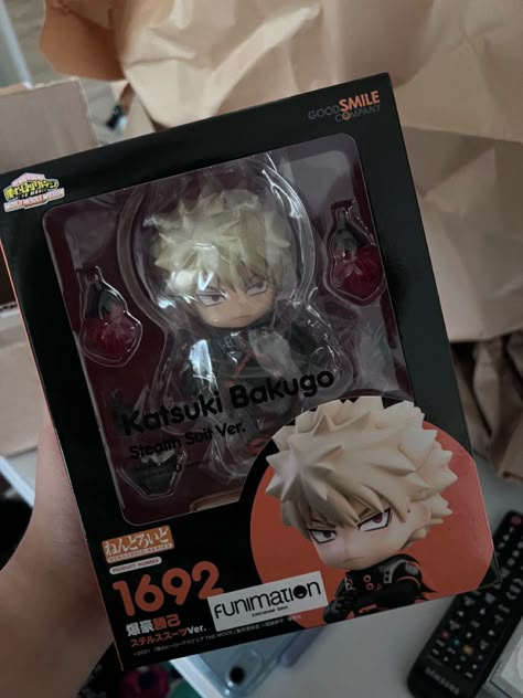 Bakugou Nendoroid, Bakugo Nendoroid, Mha Nendoroid, Anime Merch Aesthetic, Nendoroid Aesthetic, Anime Figures Aesthetic, Anime Stuff To Buy, Mha Merch, Mha Aesthetic