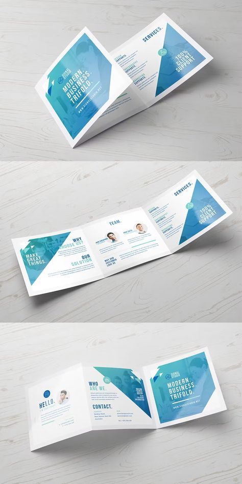 Clean Corporate Square Trifold Brochure Design Template PSD, INDD Square Brochure Design, Square Trifold Brochure, Brochure Size, Event Booth Design, Direct Mail Design, Product Brochure, Brochure Design Layout, Brochure Inspiration, Event Booth