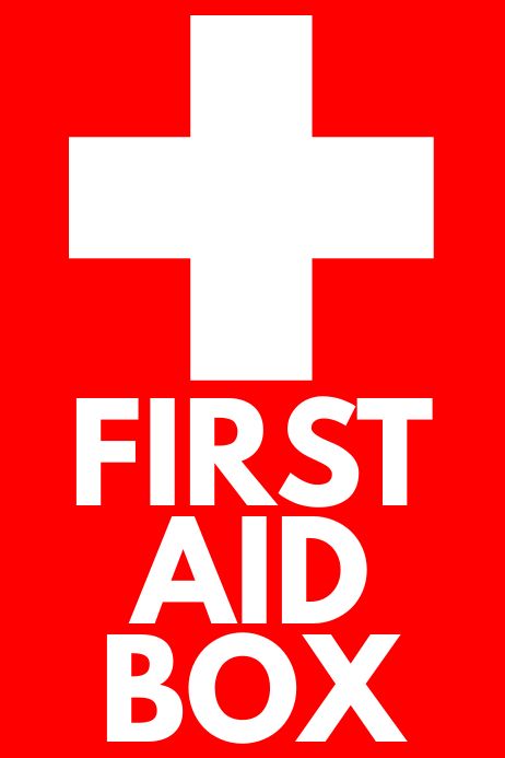 First Aid Kit Drawing Poster, First Aid Kit Logo, First Aid Box Design, First Aid Sign, First Aid Poster, First Aid, Poster Template, Door Signs, Signs