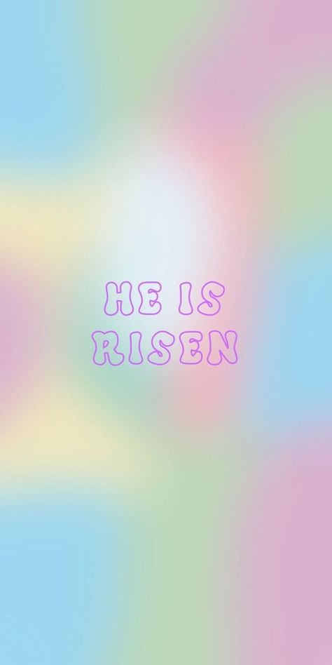 wallpaper easter heisrisen jesus resurrection pastel purple Religious Easter Wallpaper, Wallpaper Easter, Rainbow Bible, Worship Wallpaper, Spring Flowers Wallpaper, Bible Wallpaper, God's Daughter, White Tigers, Purple Quotes