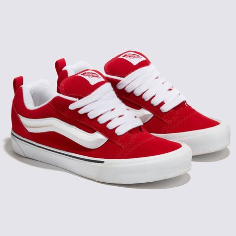 Crazy Sneakers, Vans Aesthetic, Pretty Sneakers, Create Brand, Vans Outfit, Red Vans, Pretty Shoes Sneakers, Shoe Sole, Fresh Shoes