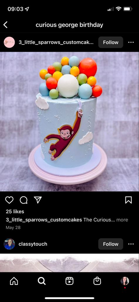 Curious George Birthday Cake Ideas, Monkey Second Birthday, Curious George First Birthday Ideas, Curious George Birthday Party Ideas 2nd, Curious George 2nd Birthday, Curious George First Birthday, Curious George Birthday Party Ideas 1st, Curious George Birthday Party Ideas Cake, Curious George Birthday Cake