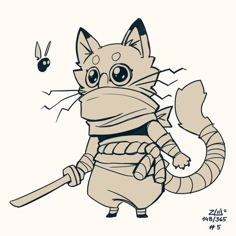 Character Design Challenge | Ninja Cat | 2019 on Behance Character Design Challenge, Ninja Cats, Design Challenge, Design Challenges, Character Design Inspiration, Pikachu, Character Design, Design Inspiration, Fictional Characters