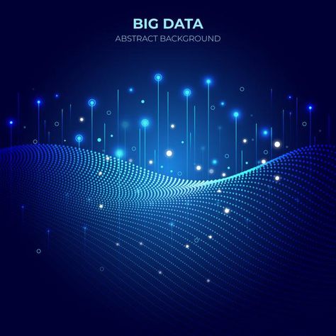 Big Data Design, Teknologi Futuristik, Future Technology Concept, Big Data Technologies, Technology Posters, Vector Technology, Data Design, Technology Background, Poster Designs