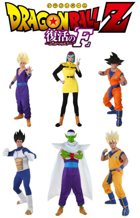 Dragon Ball Z: Resurrection F is a highly anticipated summer 2015 film release for anime fans. Any one of our exclusively licensed DBZ costumes would be a great 2015 Halloween choice! Dragon Ball Z Halloween Costumes, Dragon Ball Costume, Jurassic World Raptors, Left Shark, Dragon Ball Universe, Halloween Costumes For Adults, 2015 Halloween Costumes, Costumes For Adults, Big Pops