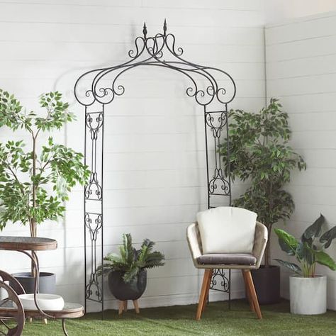 Garden Archway, Arbors Trellis, Outdoor Patio Space, Garden Arbor, Traditional Garden, Shade Structure, Garden Accents, Patio Spaces, Outdoor Settings