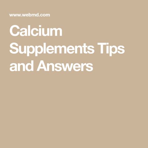 Calcium Supplements Tips and Answers Calcium Supplements, Supplements For Women, Body Ache, Bone Health, Healthy Tips, Side Effects, Dietary Supplements, Health Tips, Bones