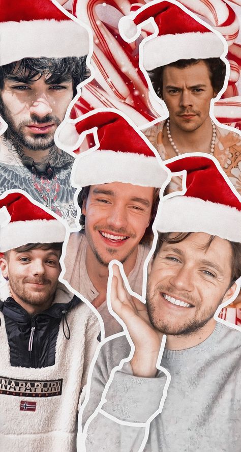 Christmas Wallpaper One Direction, One Direction Wallpaper Christmas, Christmas Harry Styles Wallpaper, Christmas Wallpaper Harry Styles, Niall Horan Christmas Wallpaper, 1d Christmas Wallpaper, One Direction Navidad, Louis Tomlinson Christmas Wallpaper, Harry Styles Christmas Wallpaper