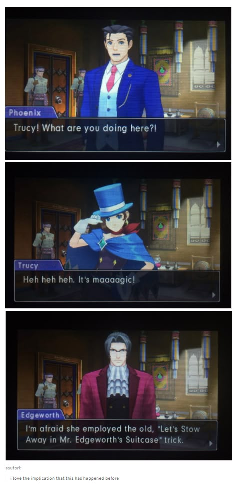 Ace Attorney Trucy Wright, Ace Attorney Tumblr Posts, Phoenix Wright And Trucy Wright, Phoenix And Trucy Wright, Ace Attorney Tumblr, Ace Attorney Narumitsu, Trucy Wright Icon, Pheonix Wright X Miles Edgeworth, Ace Attorney Manga