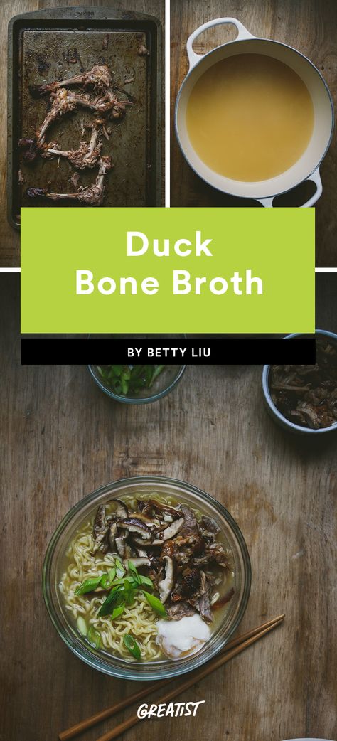 Duck Broth Recipe, Duck Broth, Make Bone Broth, Making Bone Broth, Bone Soup, Homemade Bone Broth, Bone Broth Recipe, Delicious Soup Recipes, Raw Diet