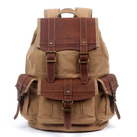 TSD Turtle Ridge Backpack (Camel) Canvas Backpack, Laptop Pocket, Mountain Backpack, Laptop Backpack, Online Bags, Weekend Getaways, Shoulder Pads, Laptop Sleeves, Luggage Bags