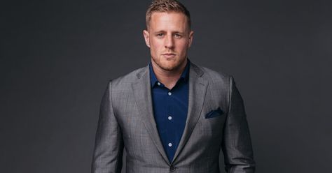 NFL Star J.J. Watt and Shirt-Makers Mizzen+Main Team Up on New Collection J. J. Watt, Justin James, James Watt, Texans Football, Jj Watt, Dream Big Work Hard, Sport Hair, Football Uniform, Russell Wilson