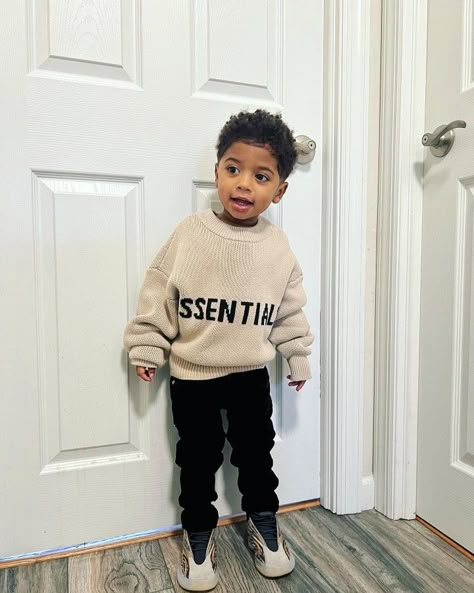 Baby Boy Fits, Mommy Son Outfits, Boys Winter Clothes, Baby Boy Hairstyles, Baby Boy Swag, Toddler Wearing, Cute Black Babies, Trendy Boy Outfits