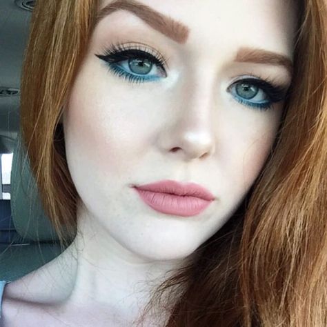 91.3k Likes, 380 Comments - Anastasia Beverly Hills (@anastasiabeverlyhills) on Instagram: “#AnastasiaBrows @itskameri_ BROWS: #dipbrow in Auburn GLOW: That Glow #glowkit…” Red Hair Pale Skin, Wedding Makeup Redhead, Pale Skin Hair Color, Wedding Makeup Vintage, Pale Skin Makeup, Pale Makeup, Hair Pale Skin, Redhead Makeup, Makeup 101