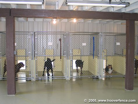 INSIDE RUNS: Needs one layer of block across the front, and taller block dividers for privacy. Kennel Design, Kennel Business, Dog Boarding Ideas, Dog Boarding Facility, Dog Boarding Kennels, Boarding Facility, Dog Kennel Designs, Kennel Ideas, Puppy Kennel