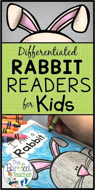 These non-fiction, differentiated readers will go along with the other activities, crafts, and ideas you have planned for your kids this spring. They're perfect for Easter too! Help your Kindergarten or First Grade students develop their reading abilities while learning about rabbits. The last page incorporates writing as students recall facts they learned. Try one out for FREE! #easter #easteractivities #nocturnalanimals #freedownload #kindergarten #firstgrade #writing #emergentreaders Easter Reading Activities, Emergent Readers Kindergarten, Develop Confidence, Easter Kindergarten, Easter Classroom, Kindergarten Readiness, First Grade Activities, Kindergarten Teaching, Emergent Readers