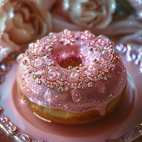 DONUTS ARE K🔪LLER🍩 Happy international donut day! Hopefully there’s a donut here for everyone lol A shoutout to my amazing friend @iridescentaiart because she made the COOLEST leopard print patterned donuts today—please check them out if you haven’t already seen them—which in turn inspired my tiger stripe print/Cincinnati Bengals donuts😆 ⚠️These are not real. DONUT WORRY, be happy✨ Eat the donut, wear the outfit, take the vacation.. Have a fantastic Friday!💖✨ Xo, Heather . . . ✨Images h... Fairytale Food, Faux Desserts, Princess Food, Fantastic Friday, Donut Worry Be Happy, Donut Art, Friday Day, Donut Day, Pink Glitter Wallpaper