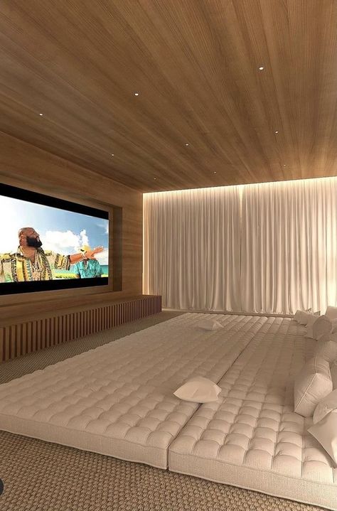 Contemporary Movie Room, La Condo, Sala Cinema, Home Theater Room Design, Theater Room Design, Home Cinema Room, Dream Life House, Dream Mansion, Movie Theatre