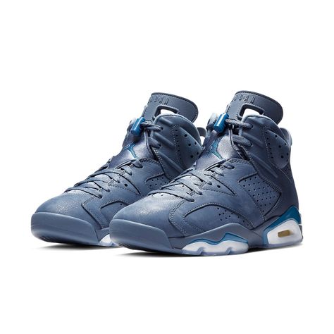 The Air Jordan 6 Retro 'Diffused Blue' is the perfect shoe for any Jordan Brand fan. Made in honor of Jimmy Butler, this retro silhouette features a monochromatic Diffused Blue finish on the combination nubuck and leather upper. The signature lace lock, perforated inlays, and embroidered Jumpman logo hit at the heel are all designed to give you the ultimate performance. A matching Diffused Blue midsole gives way to a translucent rubber outsole, providing traction and comfort that is unmatched. Nike X Travis Scott, Jimmy Butler, Air Jordan 6 Retro, Low Air Jordan 1, Nike Air Jordan 6, Jordan Model, Jordan 6 Retro, Nike Dunk High, Adidas Campus