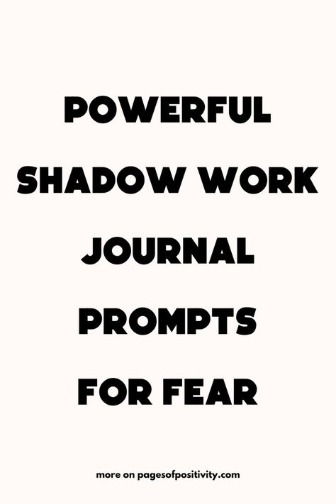 Explore healing journaling prompts to guide your journey toward emotional balance. These journal ideas for beginners are perfect for anyone starting out, offering personal growth journal prompts to encourage reflection and personal improvement. Dive deep into shadow work for letting go with powerful shadow work journal prompts for fear. Engage with writing prompts for fear & challenge yourself with the fear game. These good journal prompts for fear will help you conquer your fears step by step. Good Journal Prompts, Growth Journal Prompts, Personal Growth Journal, Journal Ideas For Beginners, Fear Game, Shadow Work Journal Prompts, Work Journal Prompts, Growth Journal, Conquer Your Fears