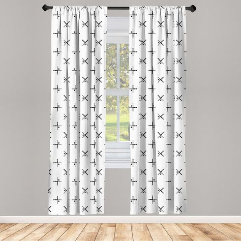 Bless international Polyester Room Darkening Sliding Panel Pair | Wayfair Baseball Themed Nursery, Baseball Curtains, Baseball Room, Modern Windows, Rod Pocket Curtain Panels, Rod Pocket Curtains, Garden Doors, Menu Furniture, Curtain Panels