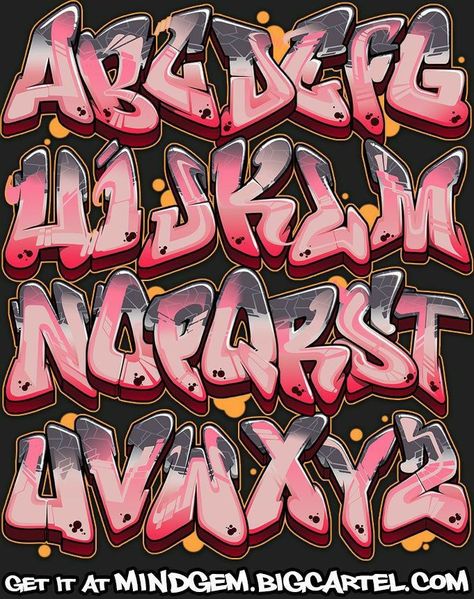 Graffiti Alphabet Styles, Graffiti Fonts, Tato Ikan Koi, Alphabet Graffiti, Alfabet Font, Graffiti Lettering Alphabet, Graffiti Art Letters, Graffiti Text, Graffiti Logo