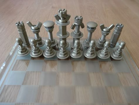 Diy Chess Set, Cinder Block Furniture, Block Furniture, Diy Wood Stove, Living Room Wall Designs, Solar System Crafts, Machining Metal Projects, Aesthetic Homecoming, Recycled Metal Art