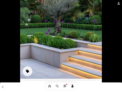 Modern Backyard Landscaping, Garden Stairs, Back Garden Design, Farmhouse Landscaping, Kusadasi, Garden Steps, Patio Garden Design, Front Yard Landscaping Ideas, Yard Landscaping Ideas