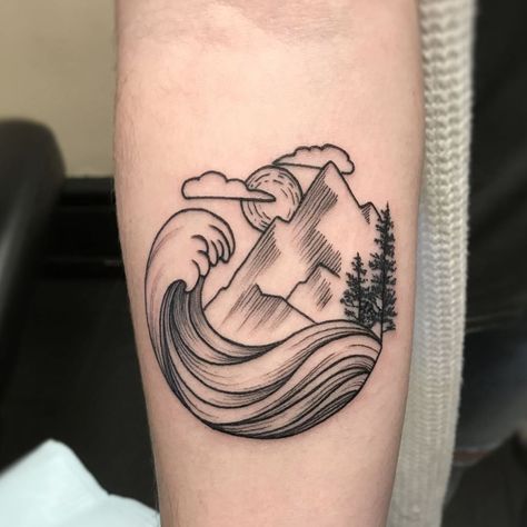 Oregon Coast Tattoo Ideas, West Coast Tattoo, Coast Tattoo, Thanks For Coming, Tattoo Inspo, Oregon Coast, East West, West Coast, Tatting