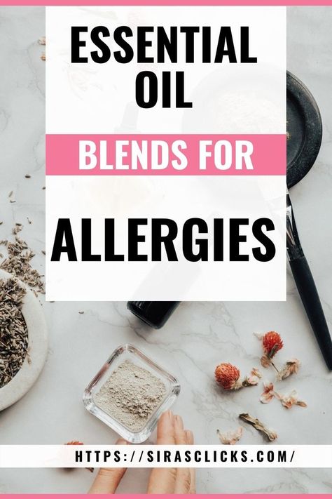 Oils To Diffuse For Allergies, Essential Oils For Seasonal Allergies, Diffuser Blend For Allergies, Essential Oil Recipes For Allergies, Allergy Essential Oil Blend, Essential Oils For Allergies, Oils For Allergies, Help With Allergies, Essential Oils Allergies