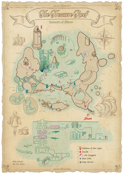 Forest Map, Yellow Lantern, Hidden Forest, Sky Games, Light Cyan, History Timeline, Child Of Light, Sky Art, Interactive Map