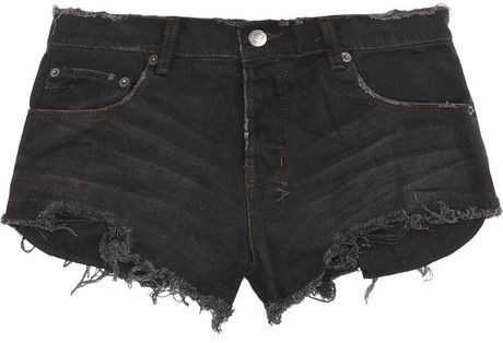 Black Ripped Shorts, Grunge Shorts, Black Distressed Shorts, Frayed Shorts, Shorts Ripped, Shorts Low Rise, Pants Short, Ripped Shorts, Distressed Shorts