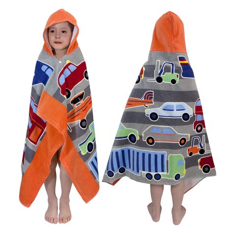 PRICES MAY VARY. 👍【Fully Wraps Around】This kids bath towel is designed with a hood and 2 pairs of snap buttons on the front. This design keeps kids fully wrapped and the towel won't drop off even when they run around. It's great to wrap kids with this wearable poncho towel after bathing and swimming. 💦【Absorbs Moisture Faster】Our towels are made with premium cotton. The terry cloth fabric inside is soft and absorbs moisture faster about 100% than microfiber material. It dries kids faster and k Toddler Towels, Poncho Towel, Fun Towels, Kids Bath Towel, Kids Hooded Towels, Toddler Beach, Towel Girl, Swim Pool, Swim Towel