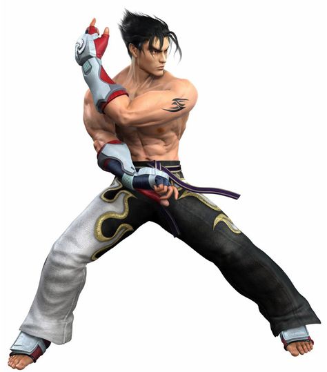 Jin Kazama | Tekken 5 Tekken 5 Characters, Tekken Jin Kazama, Tekken Wallpaper, Tekken 4, Karate Outfit, Street Fighter Tekken, Tekken 3, Jin Kazama, Tekken 7