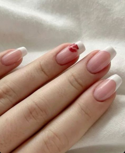 Baby Pink Nail Art, Ongles Gel French, Organizator Grafic, Kiss Nails, Cute Simple Nails, Subtle Nails, Girly Acrylic Nails, Basic Nails, Her Nails