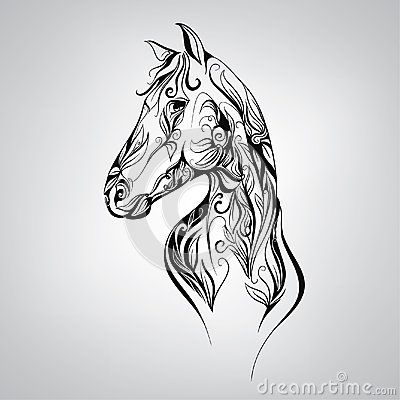 patterns for horse silhouette quilt | Silhouette of a horse in the patterns of. Vector illustration Horse Tattoos, Horse Tattoo Design, Tattoos Skull, Horse Silhouette, Horse Tattoo, Wood Burning Patterns, Horse Pattern, Horse Drawings, Desenho Tattoo